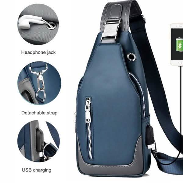 Men's Messenger Shoulder Chest Bag